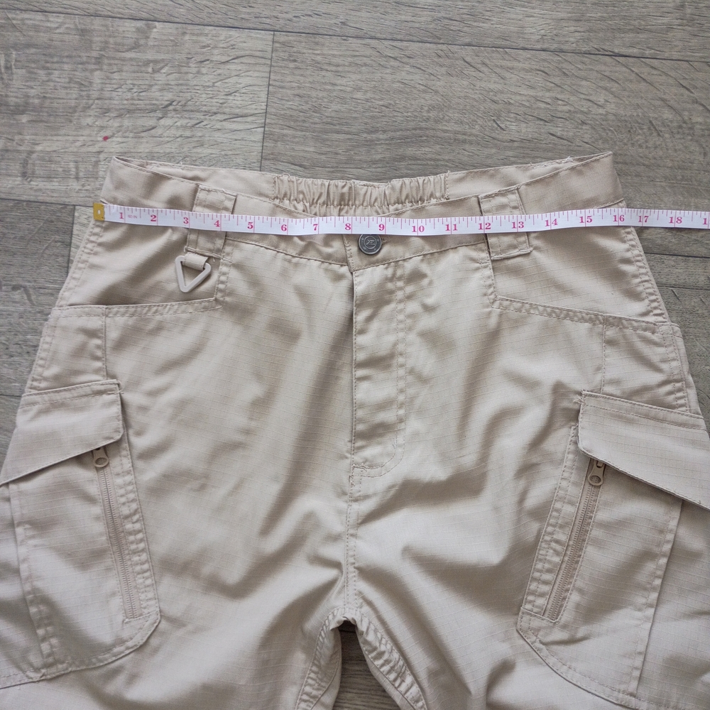 Women's Beige V2 Tactical Cargo Pants-M - Picture 5 of 7
